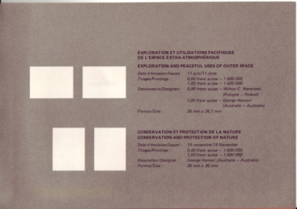 UNO Genf 0103 / 0110 ** - Jahreszusammenstellung 1982